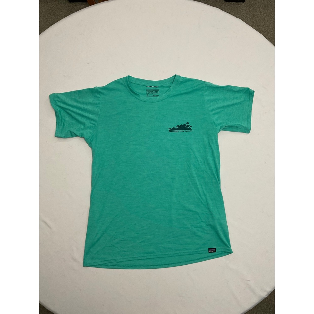 Patagonia Trail Running Shirt Womens Medium Green Trails Are Everywhere 46250
